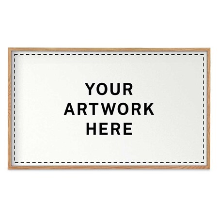 United Visual Products Drop-In Shadowbox, 18"x24", Cherry/Keylime UVSB1824-CHERRY-KEYLIME